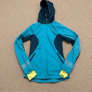 Nike Teal and Navy Hooded Jacket